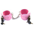 Pink sexuais algema Slave Bdsm sexo jogo para casais Kinky Sex Toys Bondage Mão Cuffs